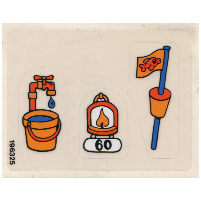 LEGO Sticker Sheet for Set 3660