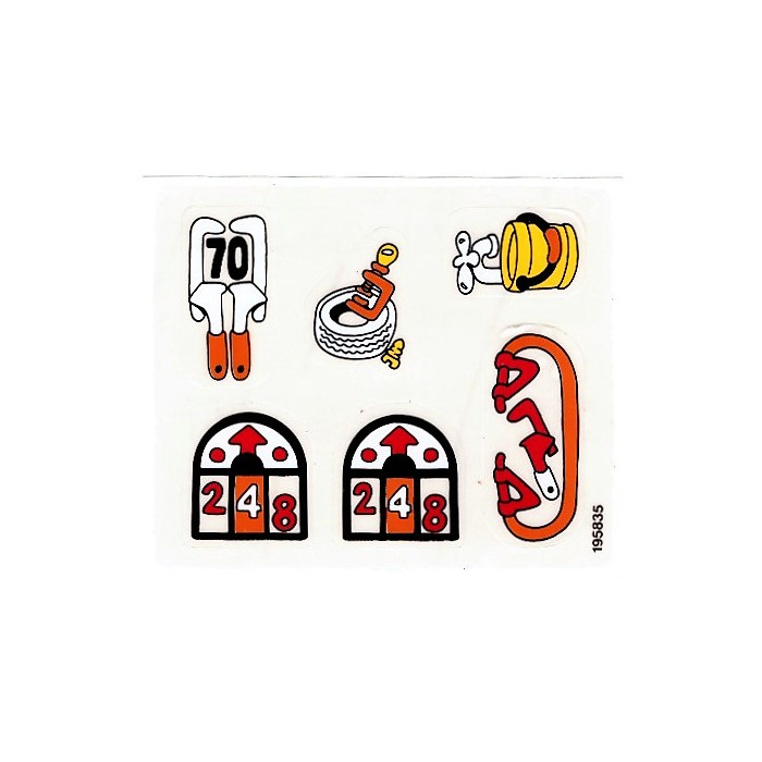 LEGO Sticker Sheet for Set 3670