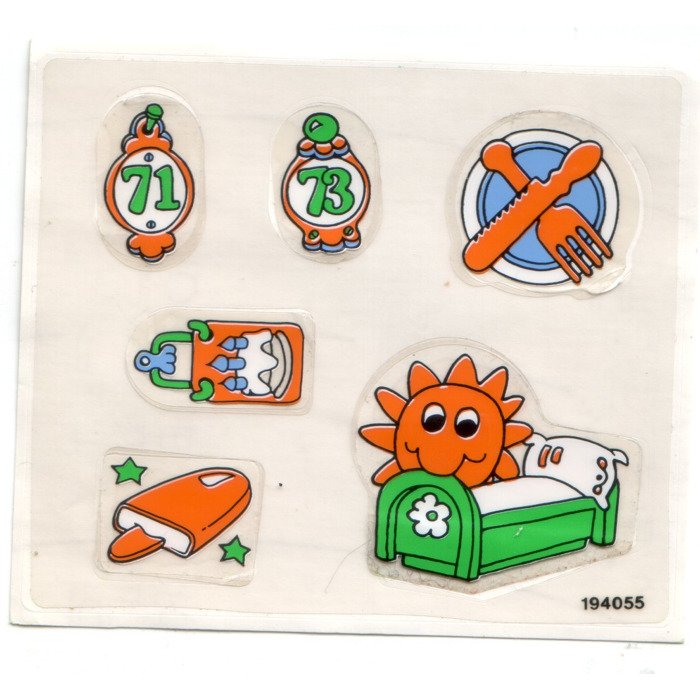 LEGO Sticker Sheet for Set 3672