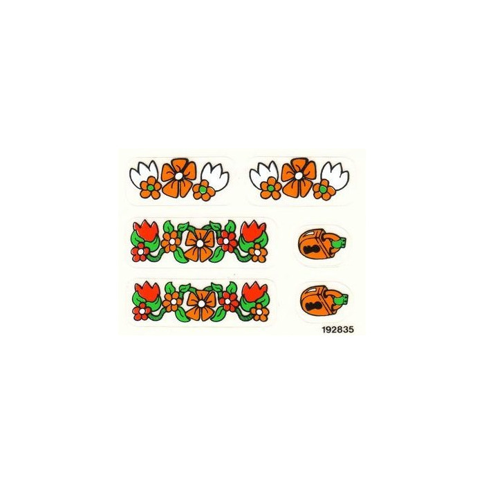LEGO Sticker Sheet for Set 3635