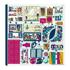LEGO Sticker Sheet for Set 41449 (72759)