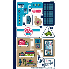 LEGO Sticker Sheet for Set 41446 (72756)