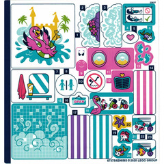 LEGO Sticker Sheet for Set 41430 (67375)