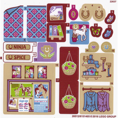 LEGO Sticker Sheet for Set 41126 (26512 / 26514)