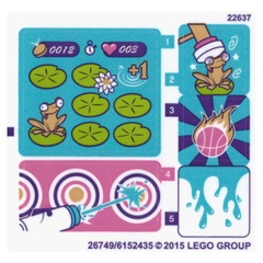 LEGO Sticker Sheet for Set 41127 (26749 / 26751)