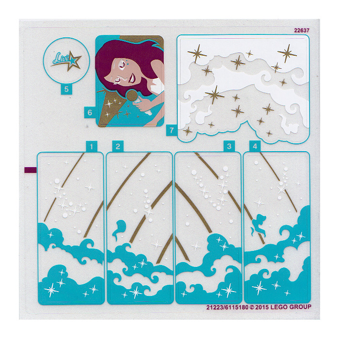 LEGO Sticker Sheet 2 for Set 41105 (21223)