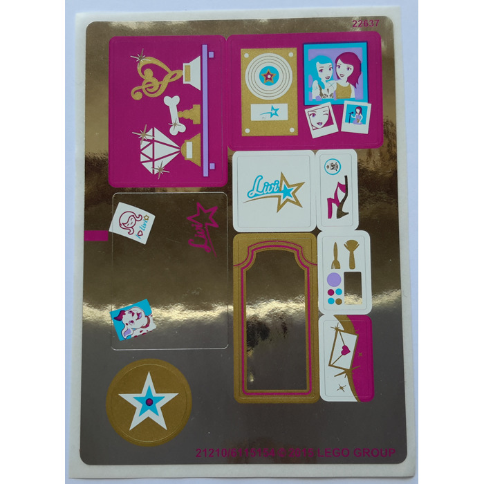 LEGO Sticker Sheet for Set 41104