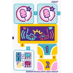 LEGO Sticker Sheet for Set 41133 (26994 / 26995)