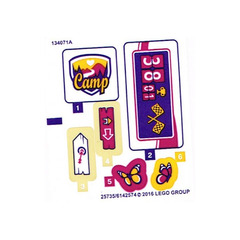 LEGO Sticker Sheet for Set 41121 (25735)