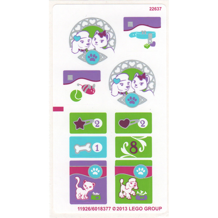 LEGO Sticker Sheet for Set 41007 (11926)