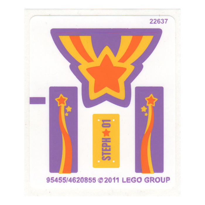 LEGO Sticker Sheet for Set 3183 (95455)
