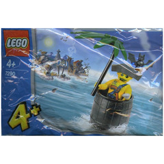 LEGO Captain Kragg in Barrel Set 7290