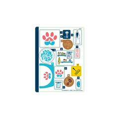 LEGO Sticker Sheet for Set 41445 (72755)