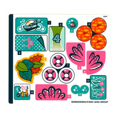 LEGO Sticker Sheet for Set 41433 (68386)