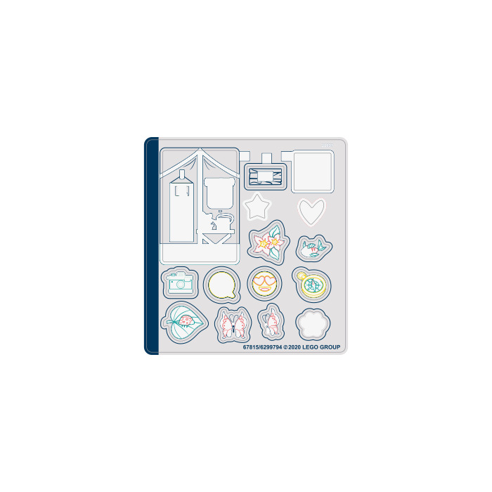 LEGO Sticker Sheet for Set 41436 (57815 / 67815)