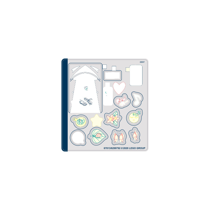 LEGO Sticker Sheet for Set 41434 (67813)