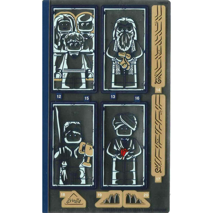 LEGO Sticker Sheet for Set 75954 (39803)