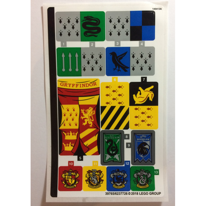 LEGO Sticker Sheet for Set 75956 (39765)