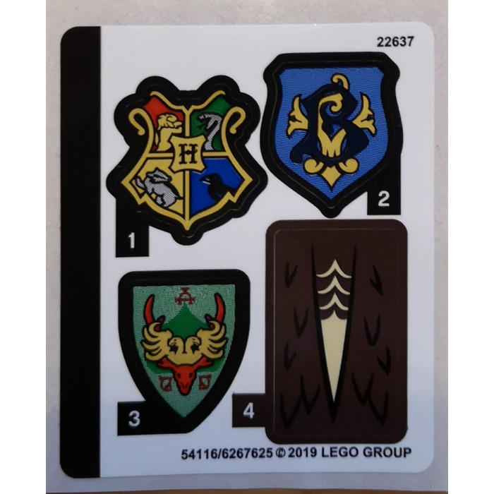 LEGO Sticker Sheet for Set 75946 (54116)