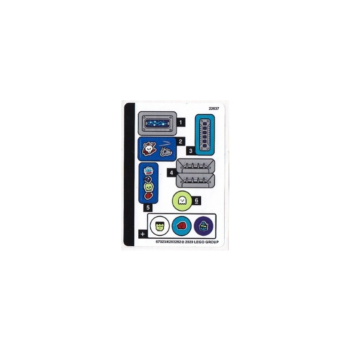 LEGO Sticker Sheet for Set 70428 (67023)