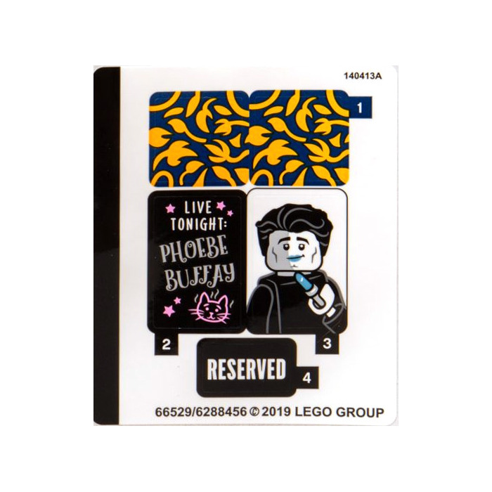 LEGO Sticker Sheet for Set 21319 (66529)