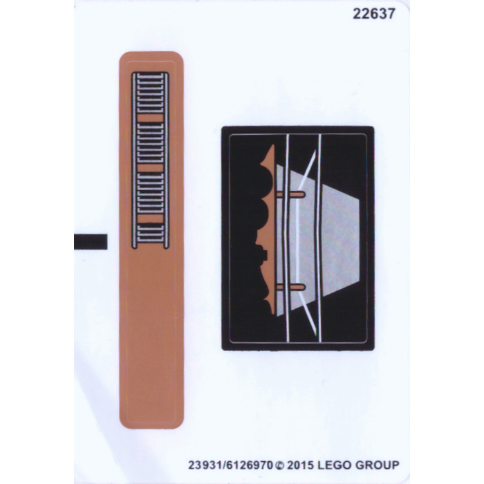 LEGO Sticker Sheet for Set 21302 (23931 / 23932)