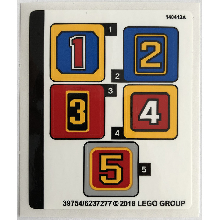 LEGO Sticker Sheet for Set 21311 (39754)