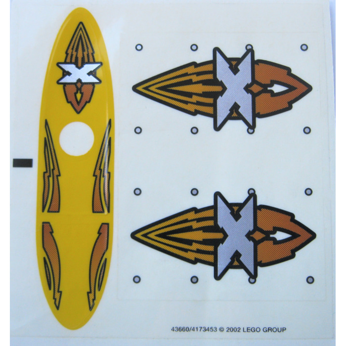 LEGO Sticker Sheet for Set 6737 (43660)