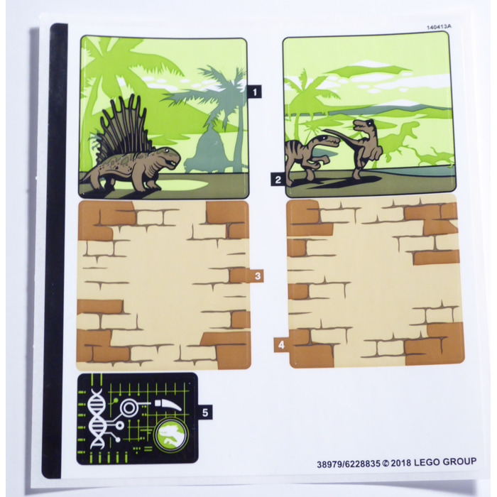 LEGO Sticker Sheet for Set 75930 (38979)
