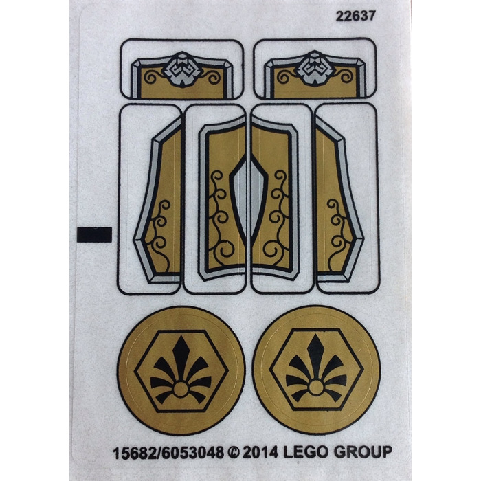 LEGO Sticker Sheet for Set 70123 (15682)