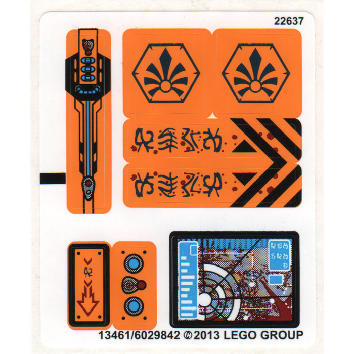 LEGO Sticker Sheet for Set 70005 (13461)