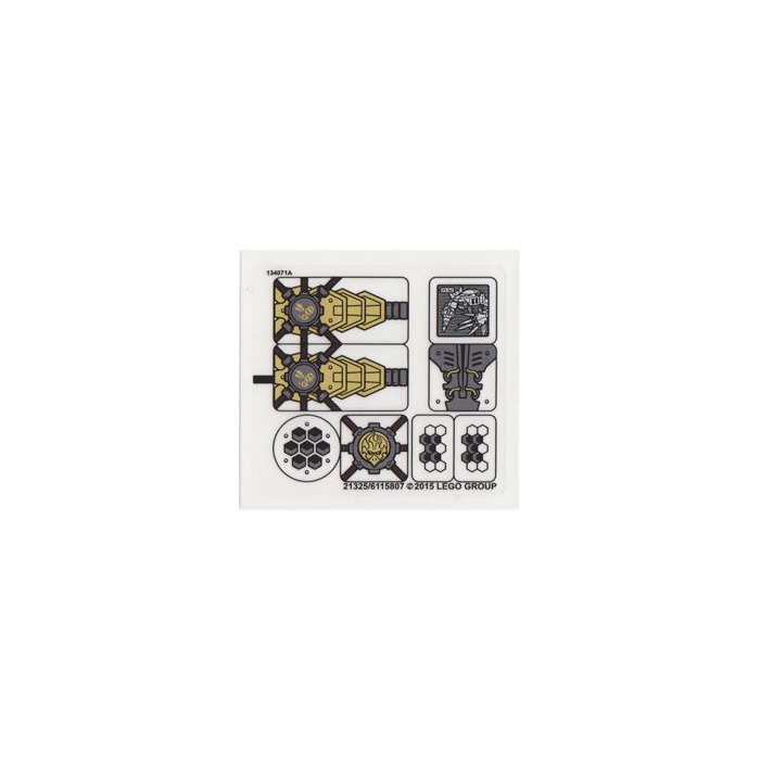 LEGO Sticker Sheet for Set 70225 (21325)