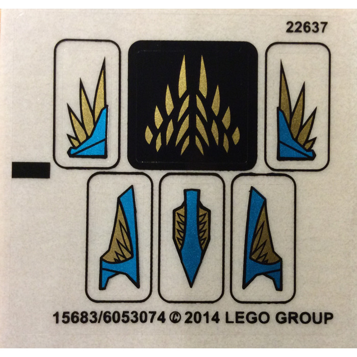 LEGO Sticker Sheet for Set 70124 (15683)
