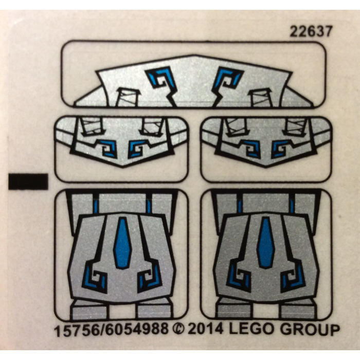 LEGO Sticker Sheet for Set 70125 (15756)