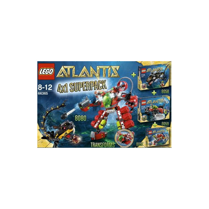 LEGO Atlantis Super Pack 4 in 1 Set 66365