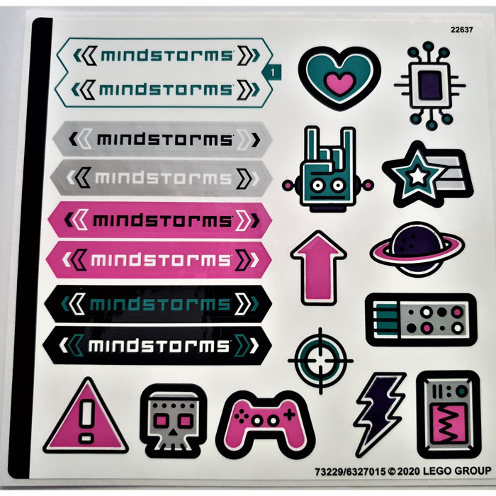 LEGO Sticker Sheet for Set 51515 (73229)