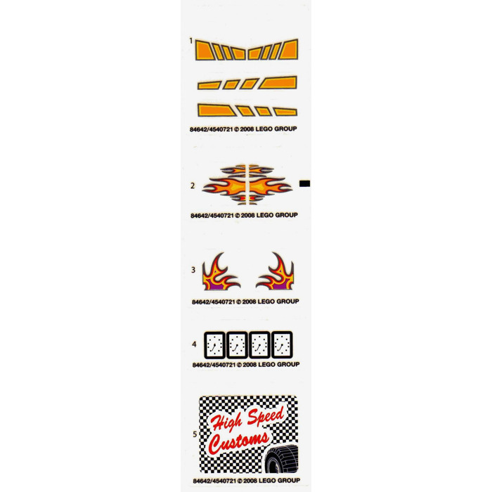 LEGO Sticker Sheet for Set 10200 (84642)