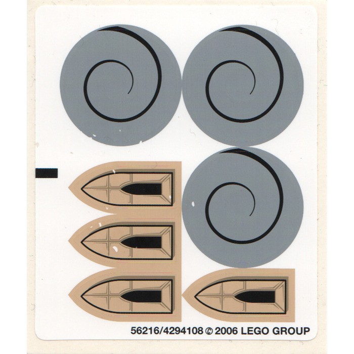 LEGO Sticker Sheet for Set 3828 (56216)