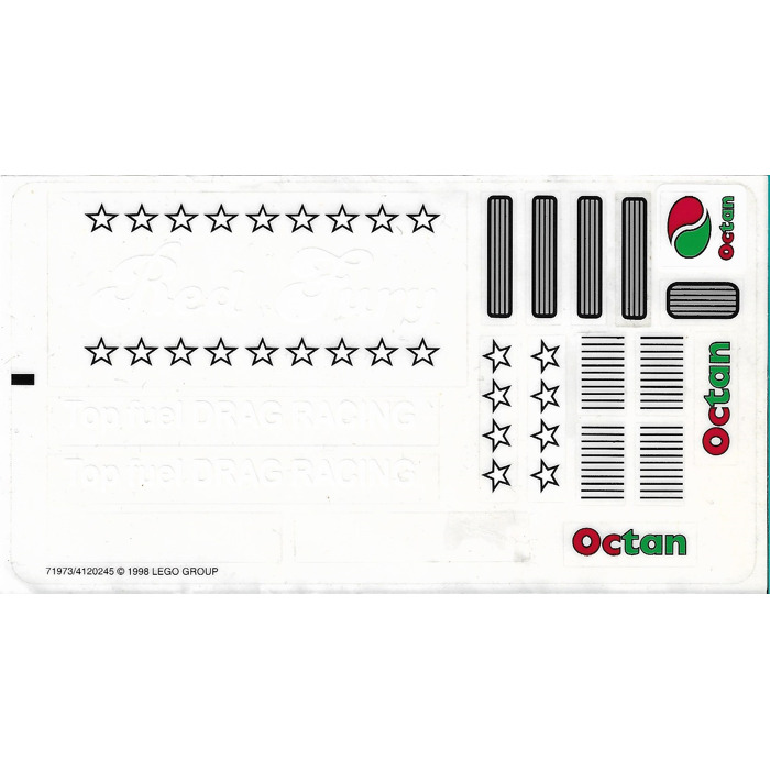 LEGO Sticker Sheet for Set 5533 (71973)