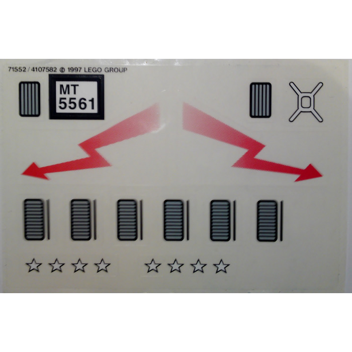 LEGO Sticker for Set 5561 - (71552/4107582) (71552)