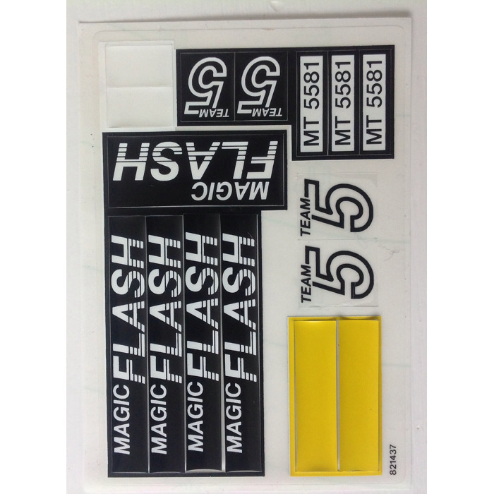 LEGO Sticker Sheet for Set 5581