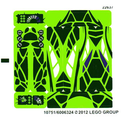 LEGO Sticker Sheet for Set 9447 (10751)