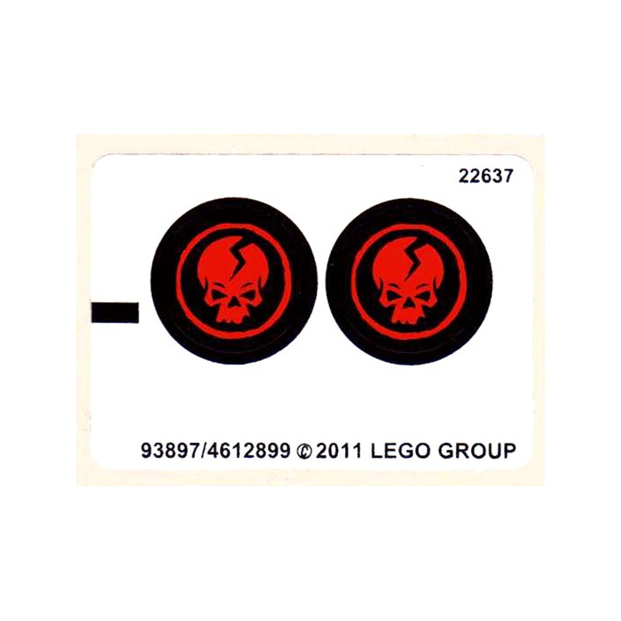 LEGO Sticker Sheet for Set 2259 (93897)