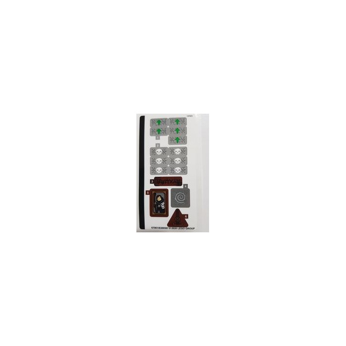 LEGO Sticker Sheet for Set 71722 (67961)