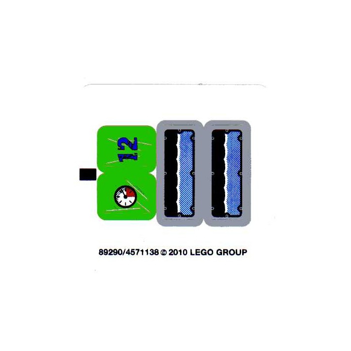 LEGO Sticker Sheet for Set 8188 (89290)