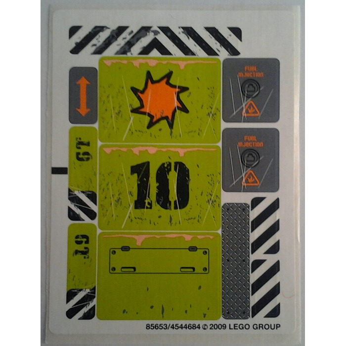 LEGO Sticker Sheet for Set 8964 (85653)