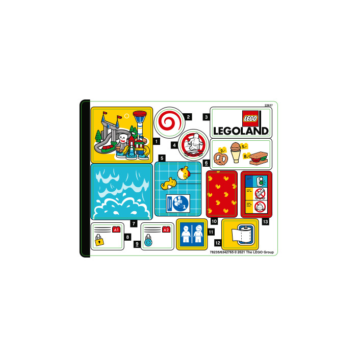 LEGO Sticker Sheet for Set 40473 (78235)