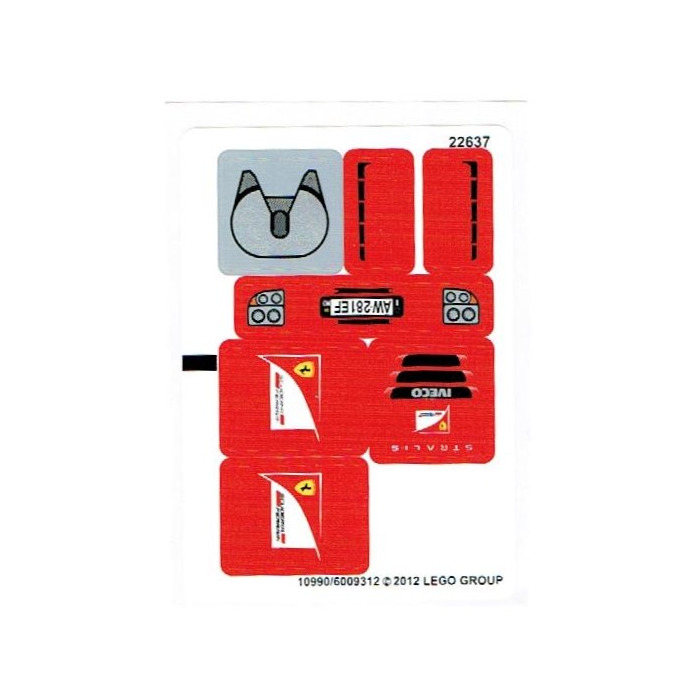 LEGO Sticker Sheet for Set 30191 (10990)