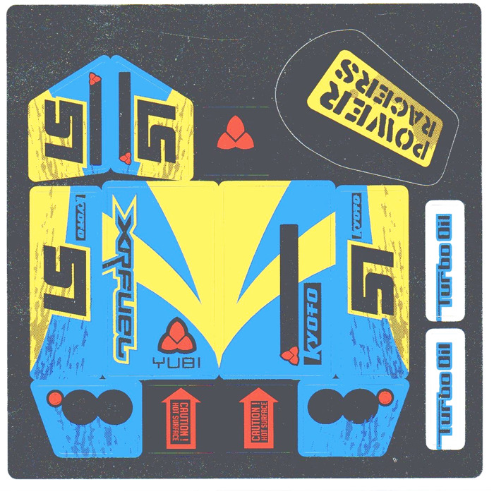LEGO Sticker Sheet for Set 8494 (61669)