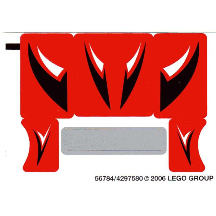 LEGO Sticker Sheet for Set 6111 (56784)